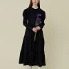 Best Sellers [GOCORI] FW 21 DELICATE TIERED DRESS - BLACK