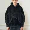 [LECYTO] Winter 21 INSIDE-OUT TASSE WOOL KNIT HOOD_[BLACK]