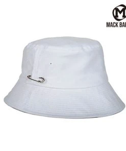 [MACK BARRY] Seasonless MCBRY BUCKET HAT WHITE