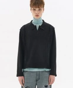 Best Sellers [LECYTO] FW 21 INSIDE-OUT KNIT PK_[BLACK]