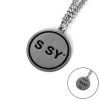 [SSY] Seasonless S SY PENDANT NECKLACE (SURGICAL STEEL)