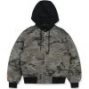 [DUCKDIVE] FW 21 Hoodie With A Detailed Point MA-1 Camouflage