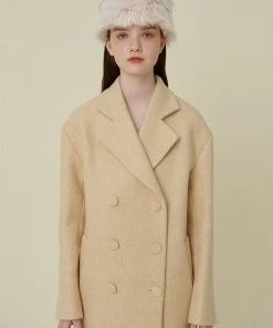 [GOCORI] FW 21 OATMEAL DOUBLE COAT Best Sellers