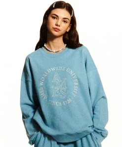 [AMES WORLDWIDE] FW 21 AMES ROUND LOGO SWEATSHIRTS_SB Best Sellers