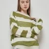 [LUV IS TRUE] Winter 21 STRIPE KNIT(GREEN)