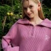 [ROCCI ROCCI] FW 21 RCC Knit Half Zipup [PINK]