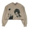 [AJO BY AJO] FW 21 Taigan Cropped Sweatshirt [Beige]