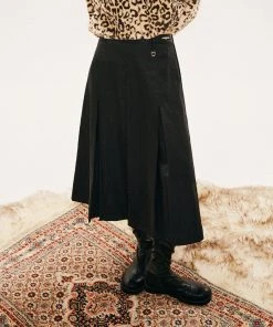 Best Sellers [PLASMASPHERE] FW 21 Glitter Skirt[Black]