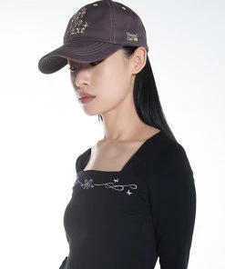 [SETUP EXE] FW 21 Crystal Logo Ball Cap [Dusty Purple] Best Sellers