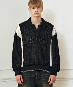 [LECYTO] Winter 21 INSIDE-OUT SOMCK WOOL KNIT PK_[BLACK]