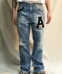 [KING ARCHIVES] FW 21 A-Logo Denim Pants 003