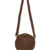 [LECYTO] Seasonless HANDMADE CROCHET TAMBOURINE BAG_[BROWN]