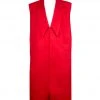 [CODE SHION] Winter 21 Shawl Collar Oversized Vest [red] Best Sellers