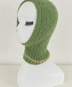 [SAYSRA] Seasonless BABY WOOL BALACLAVA [GREEN]