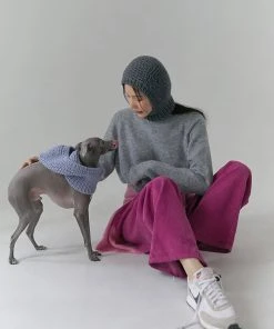 [SAYSRA] Seasonless BLUSH BALACLAVA [CHARCOAL]