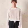 Best Sellers [DWSCOMPANY] Winter 21 Net Knit Pullover (white)