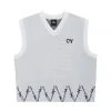 Best Sellers [OY] Winter 21 CHAIN LOGO KNIT VEST-IVORY