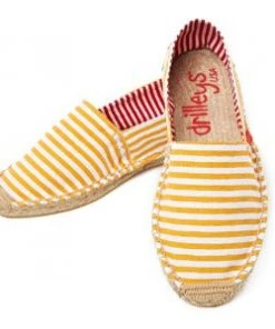 [DRILLEYS] Seasonless Espardew Burnt Orange Wide Stripe Woman260mm(39)
