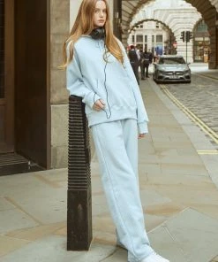 [LARTIGENT] FW 21 JADORE PIPING JOGGER PANTS(SKY BLUE) Best Sellers