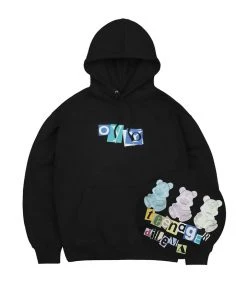 Best Sellers [OY] FW 21 COLLAGE ODOLLY HOODIE-BLACK