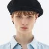 Best Sellers [LECYTO] Seasonless CORDUROY NEWSBOY CAP_[BLACK]