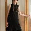 [ROCCI ROCCI] FW 21 Crochet Knit Dress [BLACK] Best Sellers