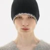 Best Sellers [LECYTO] Seasonless SMOCK KNIT BEANIE_[BLACK]