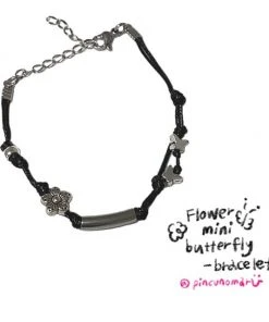 [PINCUNOMARU] Seasonless Flower Mini Butterfly -bracelet