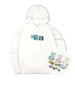 Best Sellers [OY] FW 21 COLLAGE ODOLLY HOODIE-WHITE