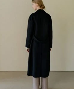 [STEP AROUND] FW 21 HANDMADE BELTED LONG COAT_BLACK