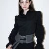 [BABLETWO] FW 21 Puff Corset Shirts (BLACK)