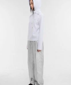 [GIMMETHEYOUNG] Winter 21 OPEN TURTLE NECK HOODY / WHITE