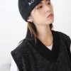 Best Sellers [ACHO] Seasonless Wool Logo Beanie_DeepGray