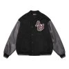 Best Sellers [AJO BY AJO] FW 21 Oversized Varsity Stadium Jacket [Black]