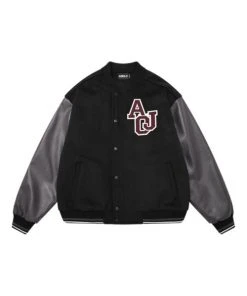 Best Sellers [AJO BY AJO] FW 21 Oversized Varsity Stadium Jacket [Black]