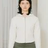 [13MONTH] FW 21 CROPPED HOODIE ZIP UP JACKET (IVORY) Best Sellers