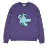 YOUTH BATH [YOUTHBATH] FW 21 DINO OVER-FIT SWEATSHIRT_PURPLE