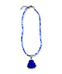 Best Sellers [INNOCENT FLOWER] Seasonless BLUE JADE LAUGHING BUDDHA