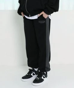 Best Sellers [SEARCH410] Winter 21 SECTOR LOGO EMBLEM JOGGER PT_BLACK