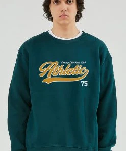[CRUMP] Winter 21 Athletic Flag Logo Sweatshirt (CT0342-2) Best Sellers