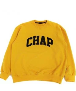 Best Sellers [CHAPCHAP] FW 21 Chap Logo Over Fit Sweatshirt(Yellow)