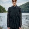 [FLAREUP] Winter 21 Tulle Lace Shirts - Black (FU-184)