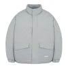 [C ROUTINE] FW 21 CR. Short Puffer Jacket - Gray Best Sellers
