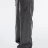 Best Sellers [GIMMETHEYOUNG] FW 21 FAUX LEATHER STRING PANTS / BLACK