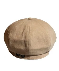 SLEEPYS SLIP [SLEEPY SLIP] Seasonless SIGNATURE BEIGE NEWSBOY CAP