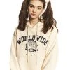 [AMES WORLDWIDE] FW 21 WORLDWIDE UNIVERSITY HOODIE_IV Best Sellers