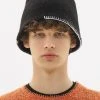 [LECYTO] Seasonless MELLOS KNIT BUCKET HAT_[BLACK]