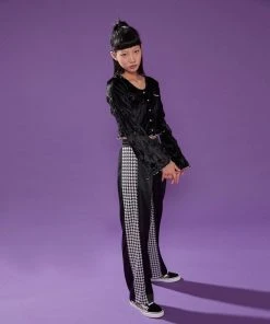 Best Sellers [PLASMASPHERE] FW 21 SHARP PANTS(BLACK)