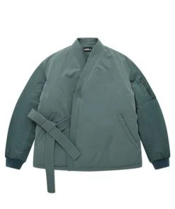 [AJO BY AJO] FW 21 Hanten Padded Bomber Jacket [Teal] Best Sellers