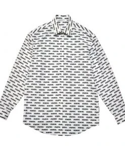 Best Sellers [HYUNDOBAE] Winter 21 Logo Shirt ( WHITE )